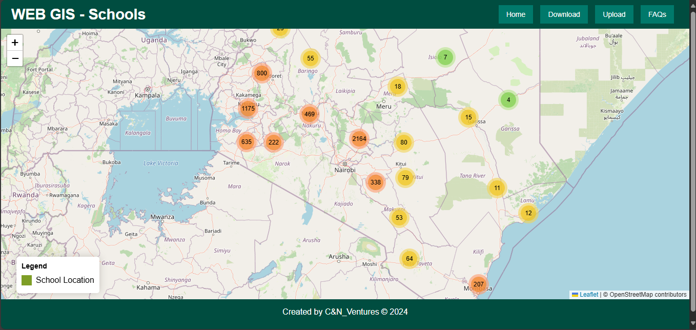 Flask WebGIS