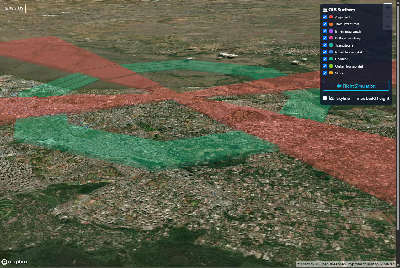 Obstacle Compliance & Airport GIS System screenshot