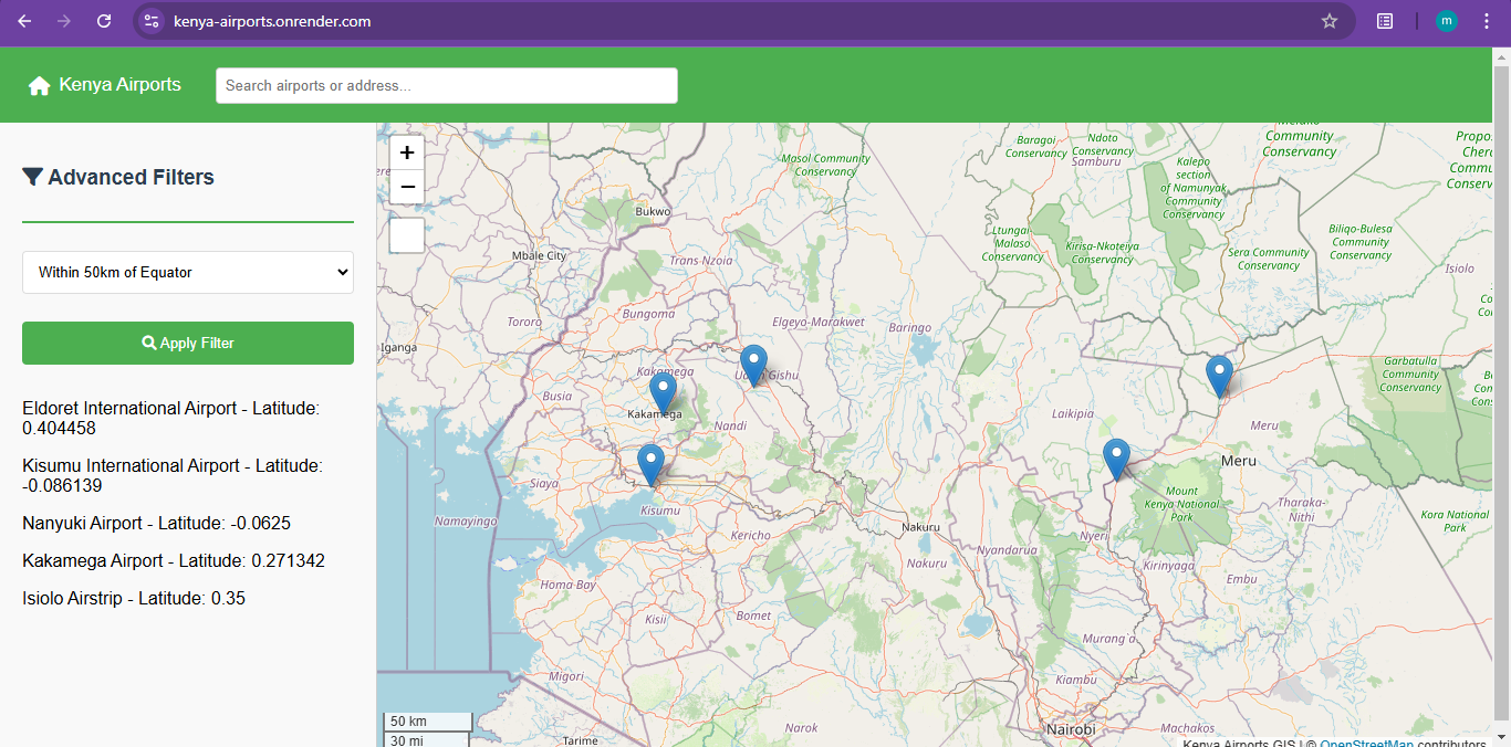 Obstacle Compliance & Airport GIS System screenshot